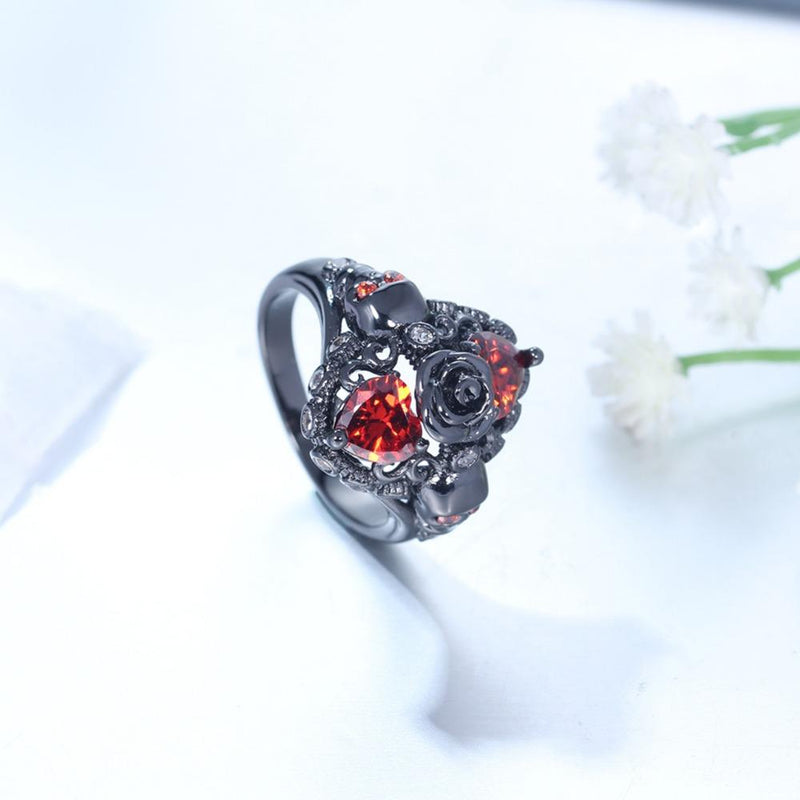 Gothic Beauty Rose Ring