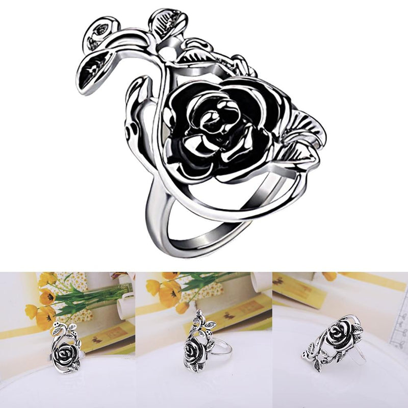 Gothic Style Rose Ring