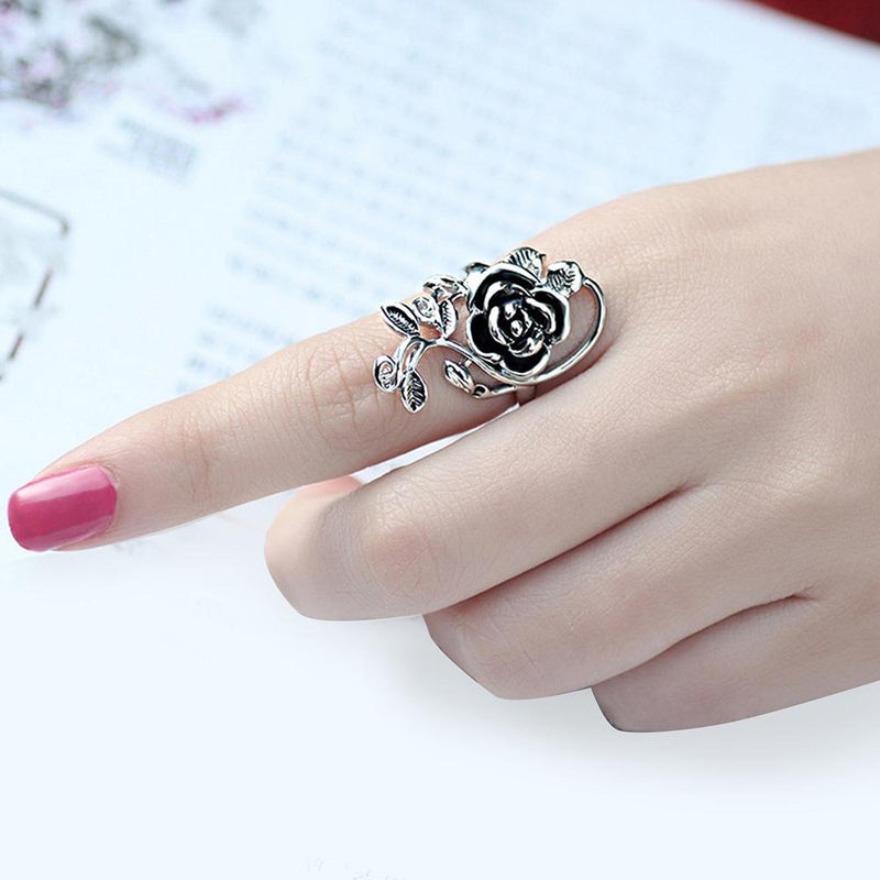 Gothic Style Rose Ring