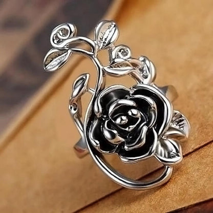 Gothic Style Rose Ring