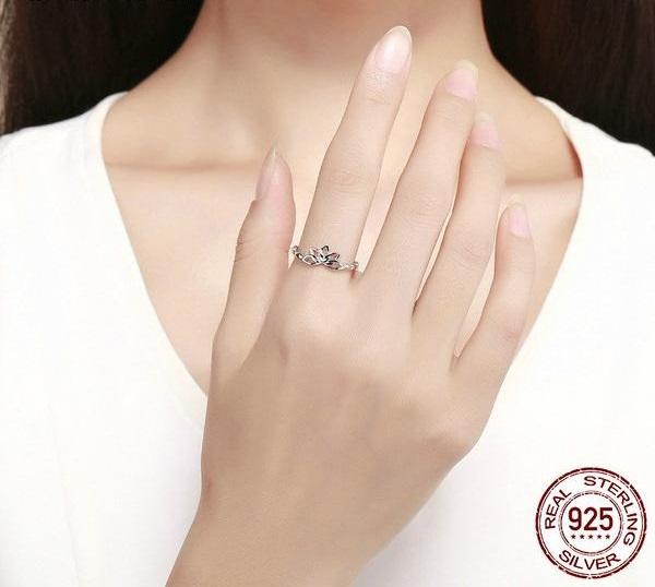 Lucky Lotus Sterling Silver Ring