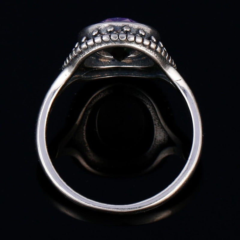 Mystic Rainbow Topaz Silver Ring