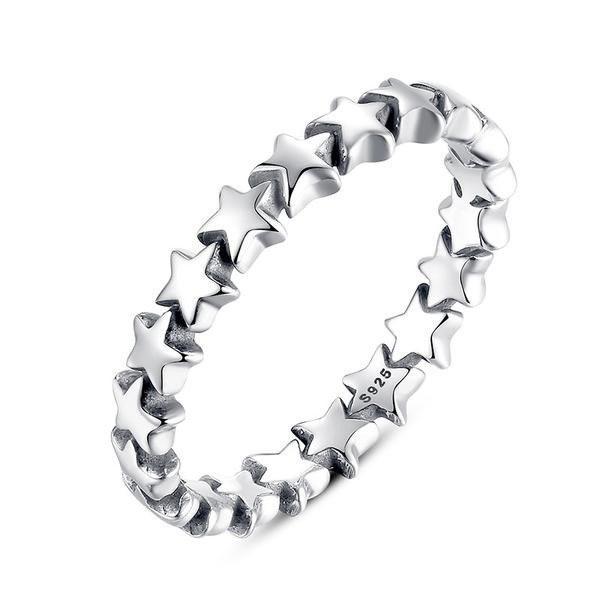 Stars Silver Ring