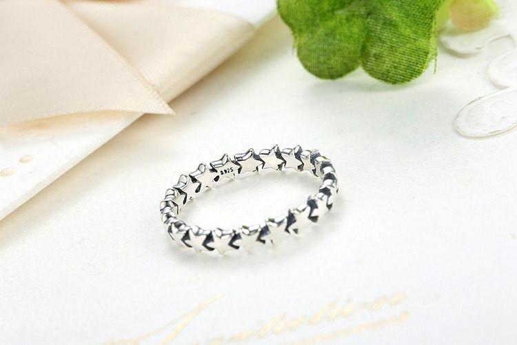 Stars Silver Ring