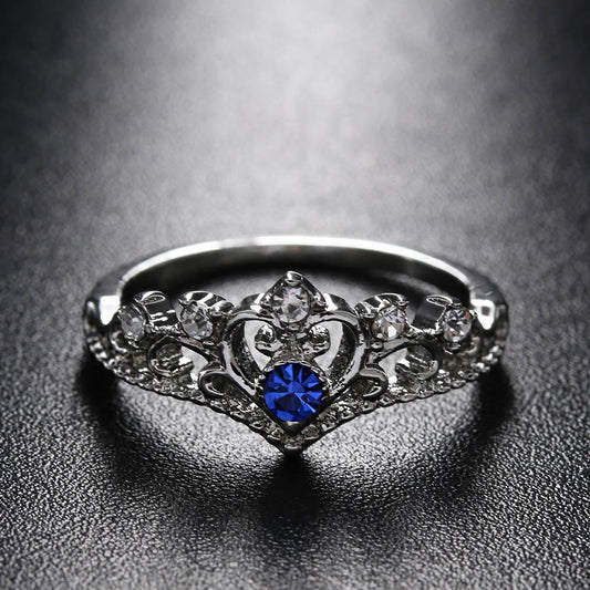 The Princess Heart Crown Ring