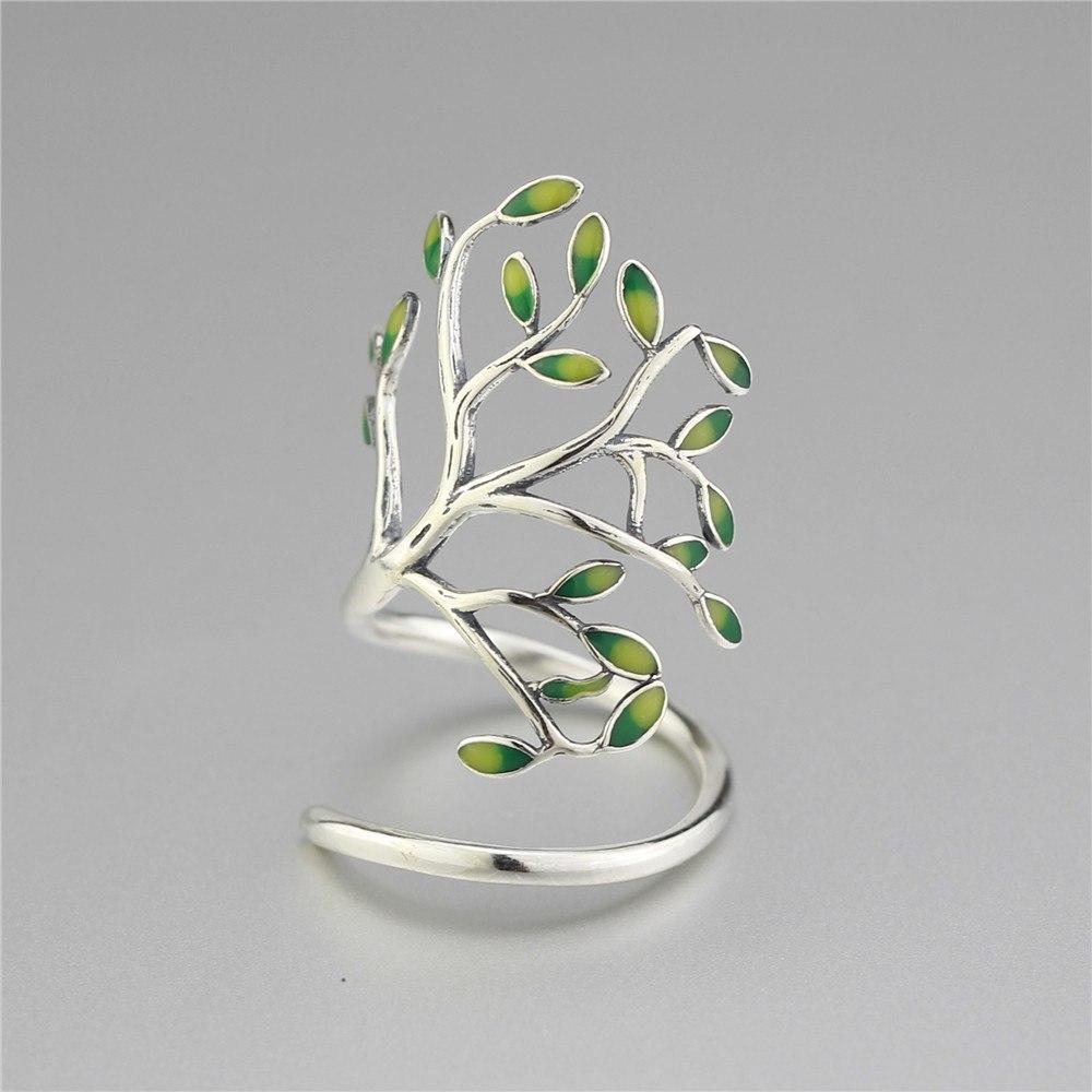 Tree Wrap Silver Ring