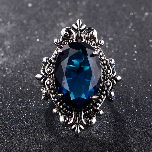 Style Sapphire Silver Ring