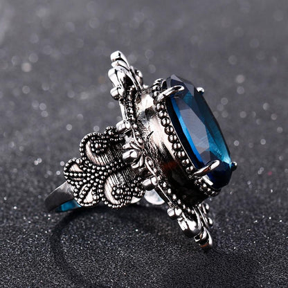 Style Sapphire Silver Ring