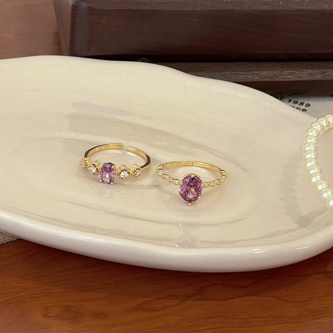 Rococo Amethyst Ring