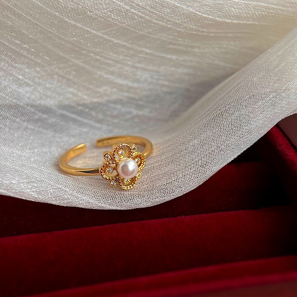 Rococo Pearl Ring