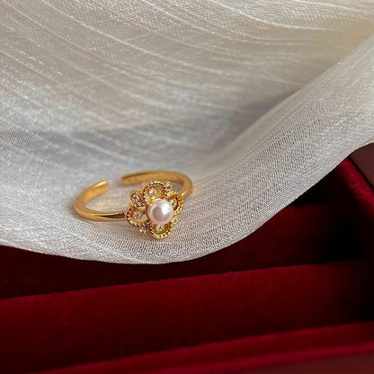 Rococo Pearl Ring