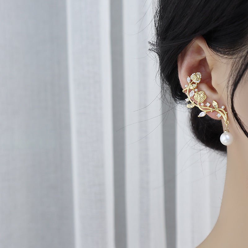 [] Rose Climber Earrings