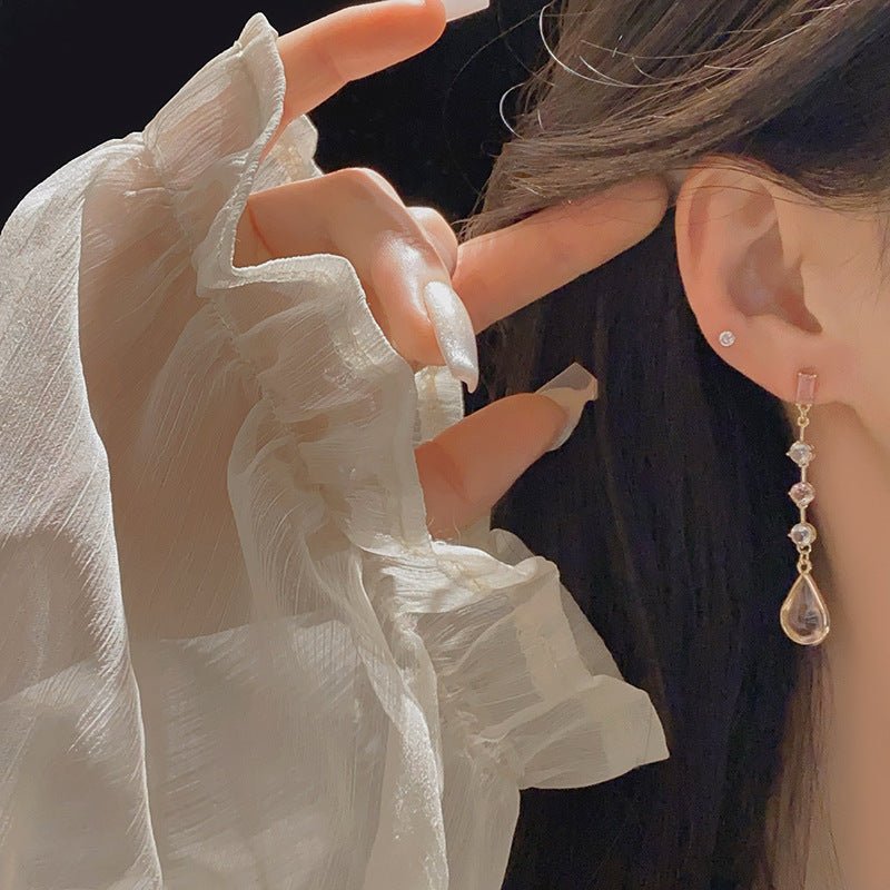 Rosewater Drop Earrings