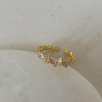 Rosy Flutter Ring