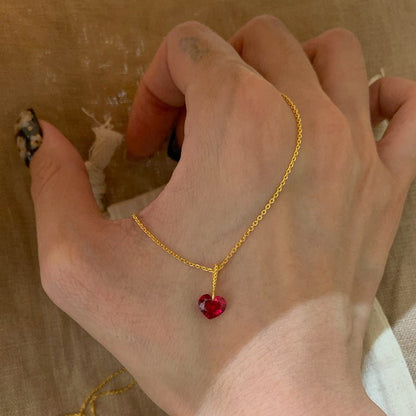 Rouge Heart Necklace
