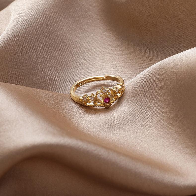 [sample ] Royal Crown Ring (3 Colors)