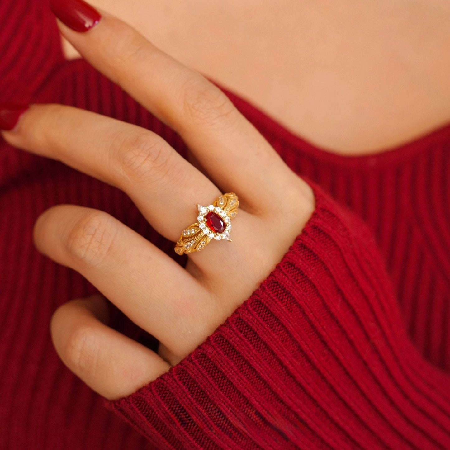 Ruby Allure Ring