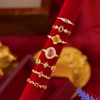Ruby Poetry Ring