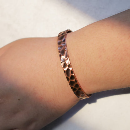 Rustic Copper Balance Magnetic Adjustable Spiritual Bracelet