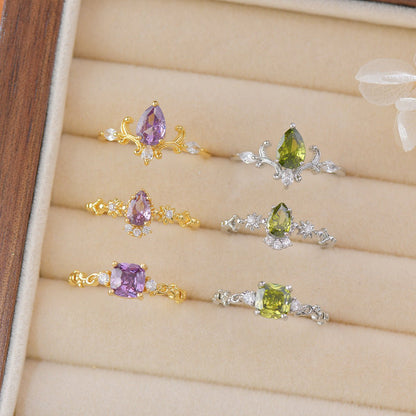 Sasha Amethyst Ring