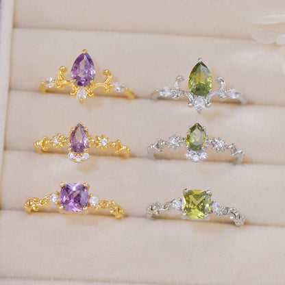 Sasha Amethyst Ring