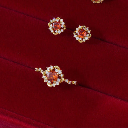 Scarlet Amorette Earrings