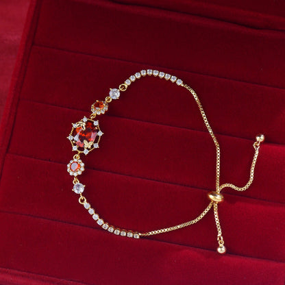 Scarlet Butterfly Bracelet
