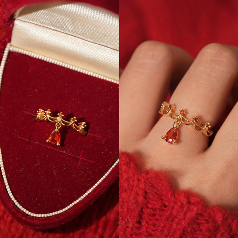 Scarlet Coronette Ring