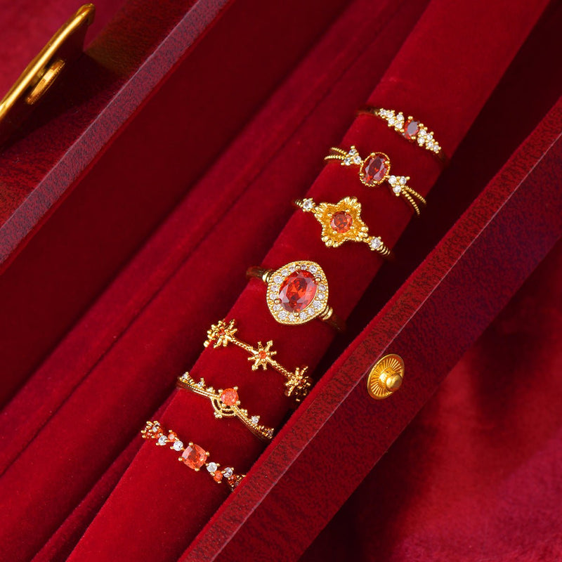 Scarlet Étoile Ring
