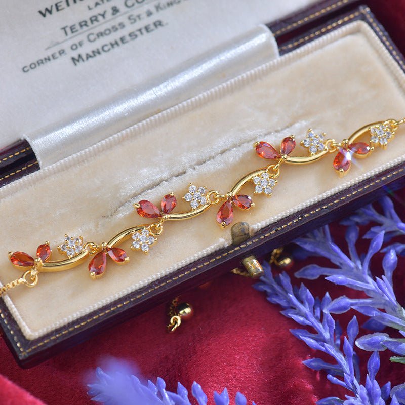 Scarlet Ivy Bracelet