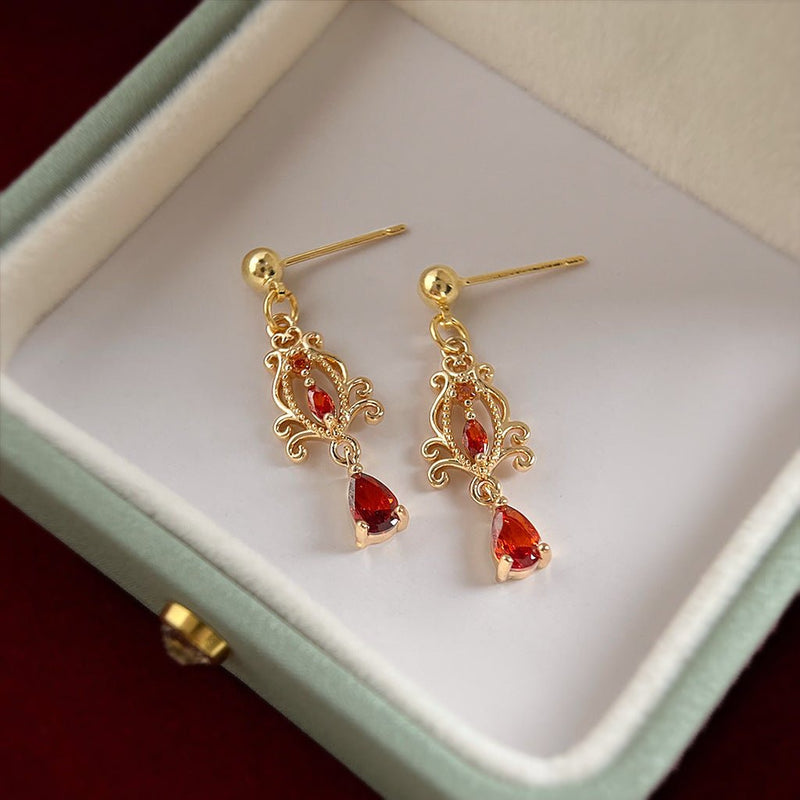 Scarlet Renaissance Earrings