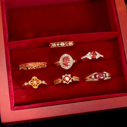 Scarlet Solenne Ring