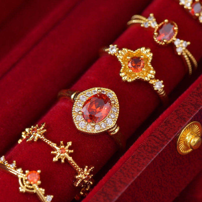 Scarlet Solenne Ring