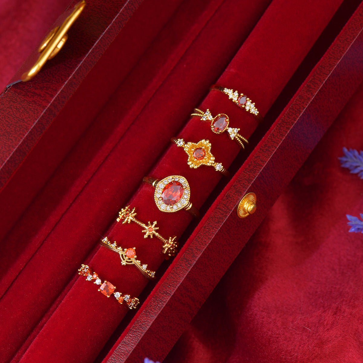 Scarlet Solenne Ring