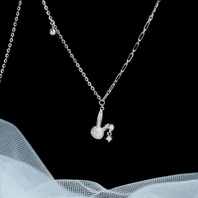 Silver Bunny Necklace