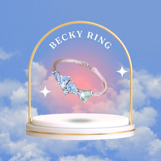 [] Becky Butterfly Ring in Silver