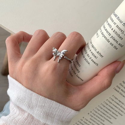[] Lana Silver Butterfly Ring