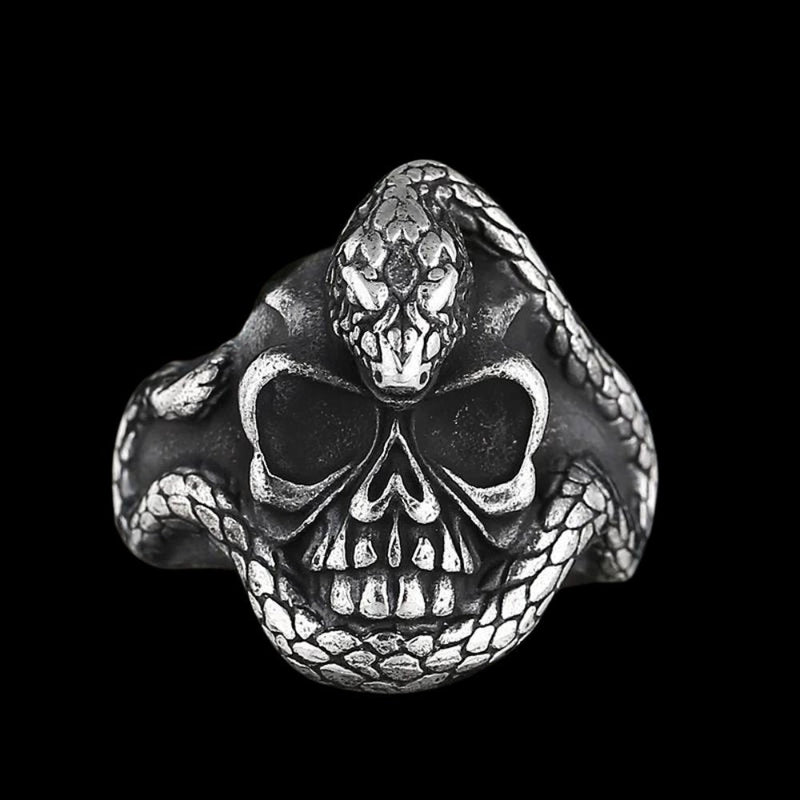Skull of Medusa Ring