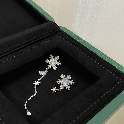 Snowflake Drop Earrings