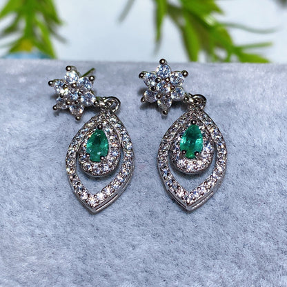 Sterling Silver Spiritual Crystal Earrings 24-40mm Healing