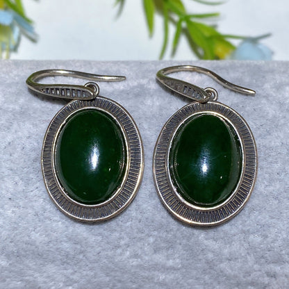 Sterling Silver Spiritual Crystal Earrings 24-40mm Healing