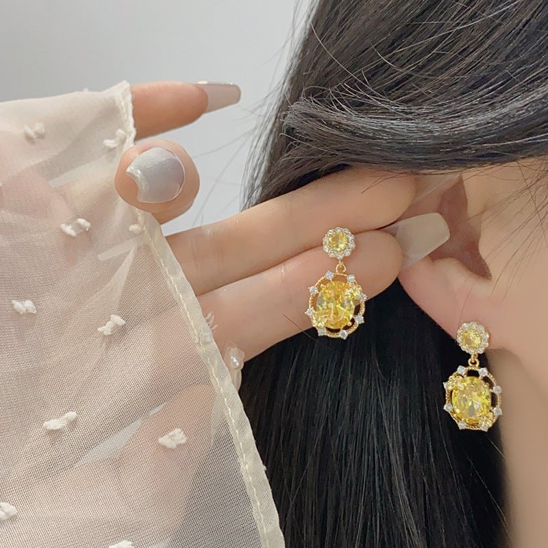 Sunshine Butterfly Drop Earrings