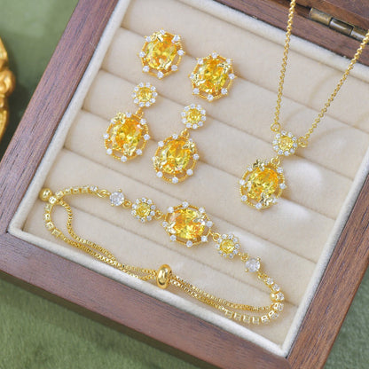 Sunshine Butterfly Stud Earrings