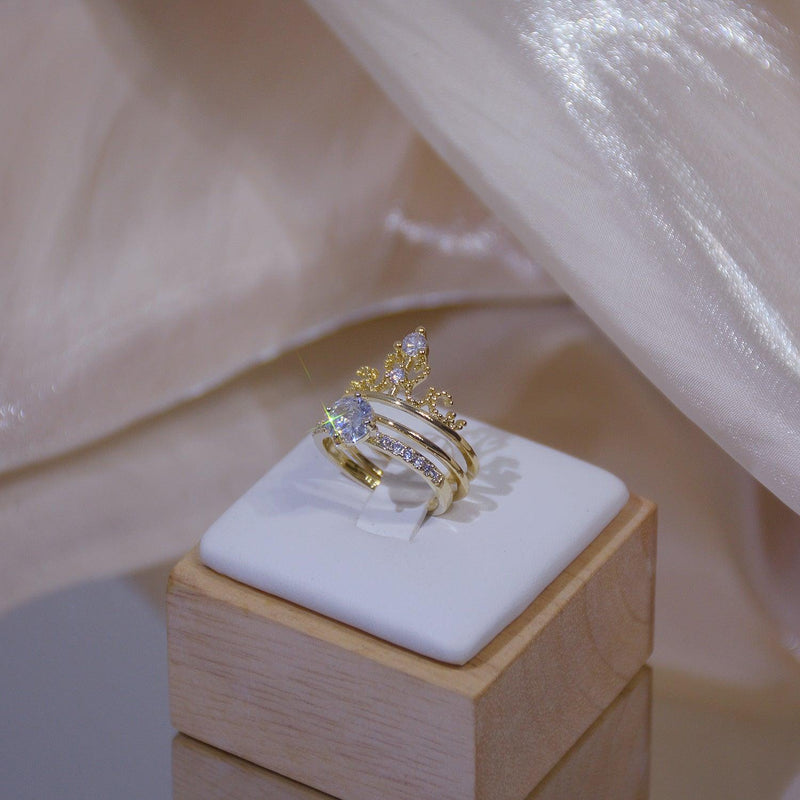 [sample ] Tiara Ring Set