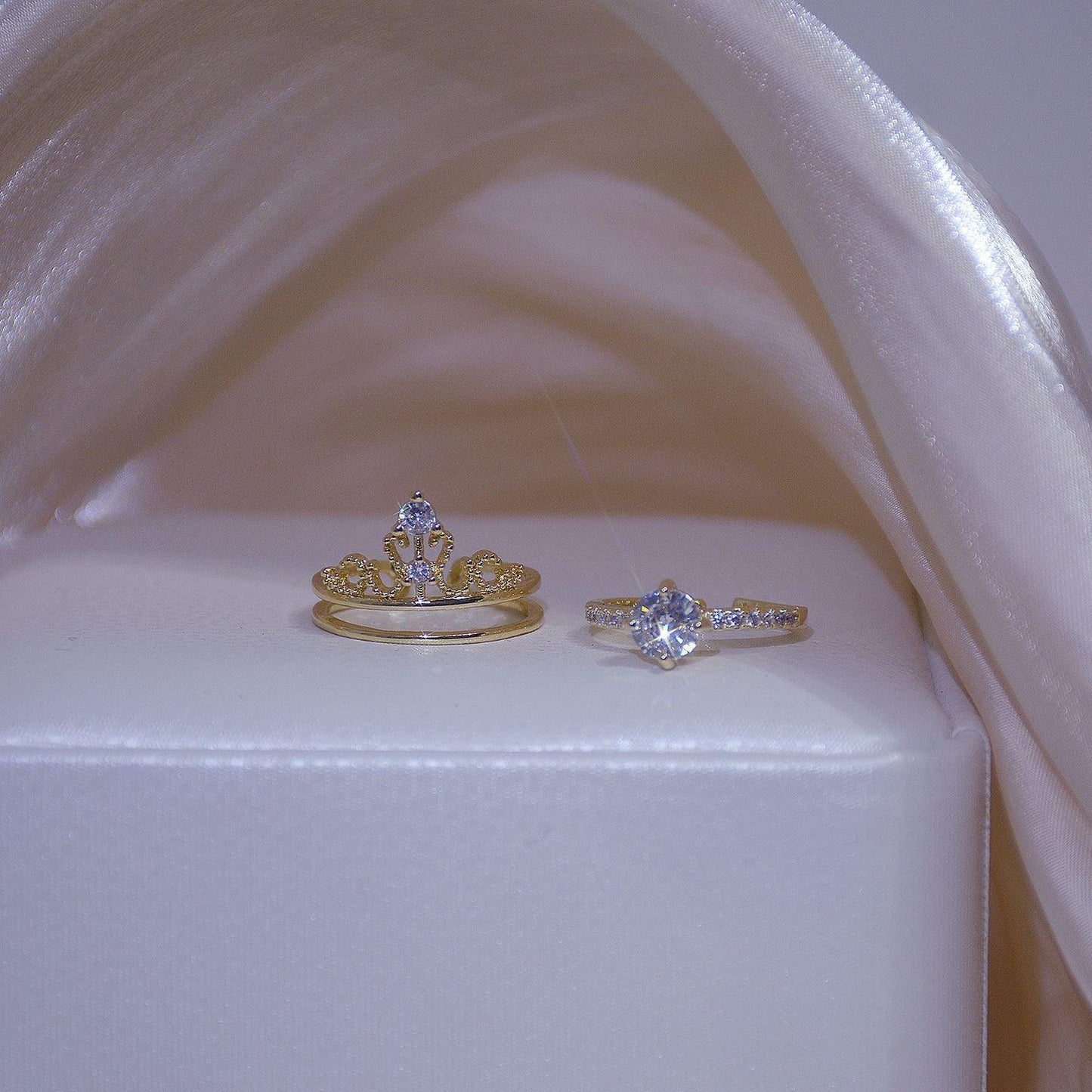 [sample ] Tiara Ring Set