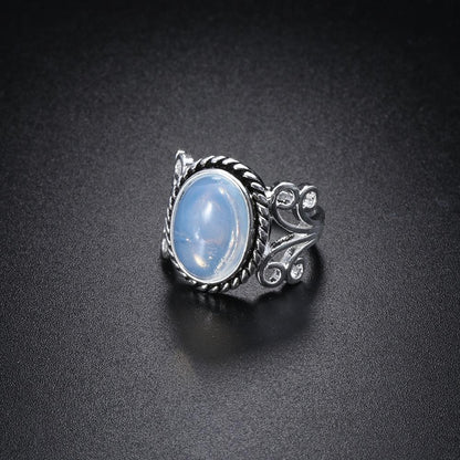 Tibetan Inspired Moonstone Ring