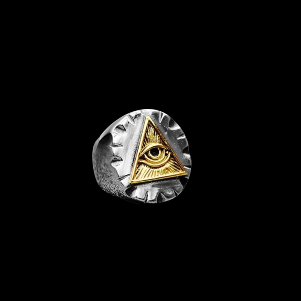 Two Tone Eye of Providence Ring