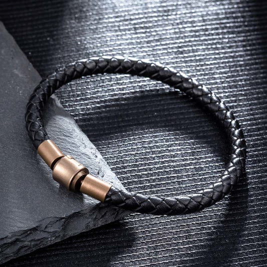 Red String Luck Bracelet 4-5mm Leather Rope