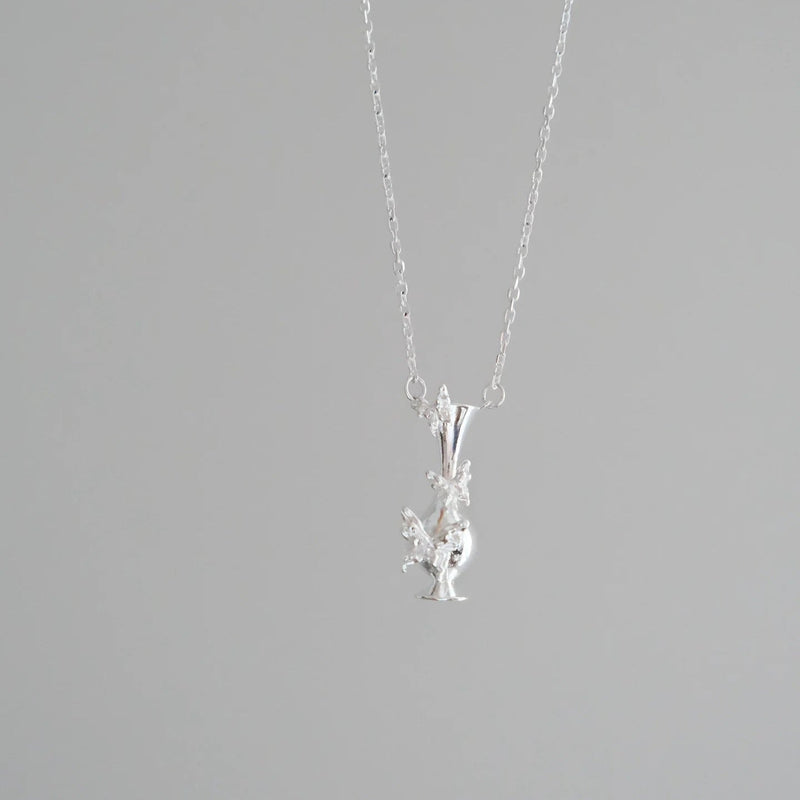 Vase of Butterfly Necklace