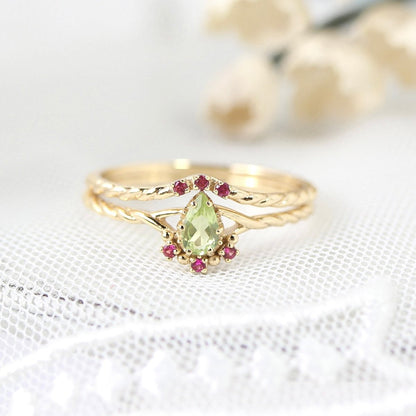 Verdant Reverie Ring Set